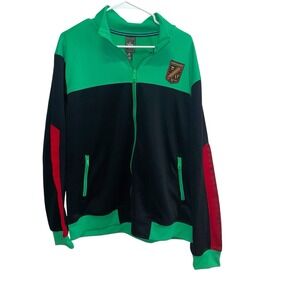 Houston White x Target Colab Track Jacket Men's L Green Black Full Zip‎